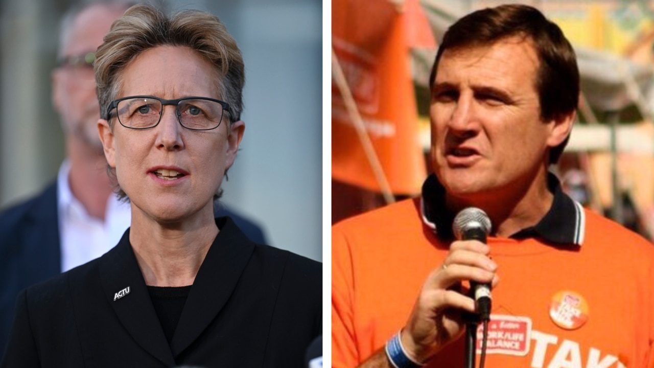 ACTU secretary Sally McManus and SDA national secretary Gerard Dwyer lodged the application in the Fair Work Commission. Picture: NCA NewsWire/Supplied.