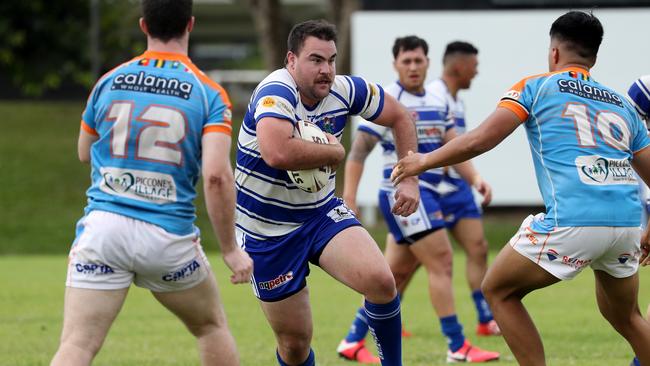 Lightning Challenge – Round 1. Cairns Brothers v Northern Pride Reef Kings. Brothers' Corey Child. PICTURE: STEWART McLEAN