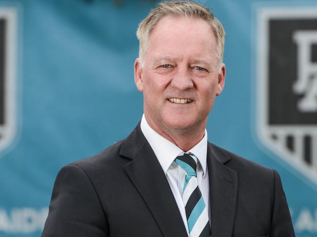 Port Adelaide CEO Matthew Richardson at Alberton Oval. Picture: Brenton Edwards