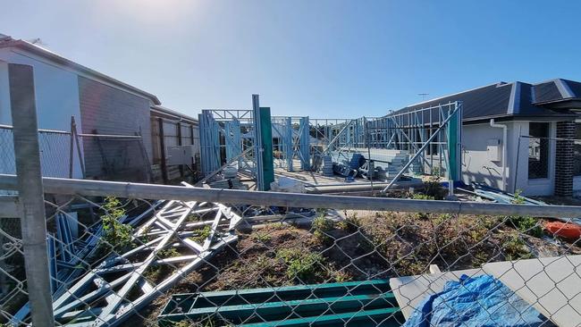 An unfinished Oracle Building home in Queensland. Picture: Facebook