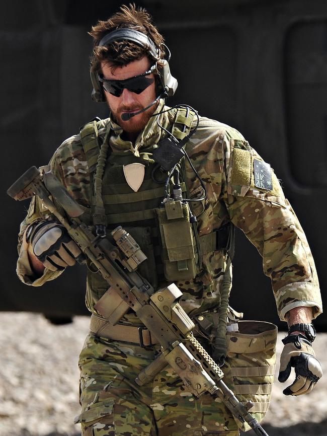 Mr Roberts-Smith in Afghanistan in 2010.