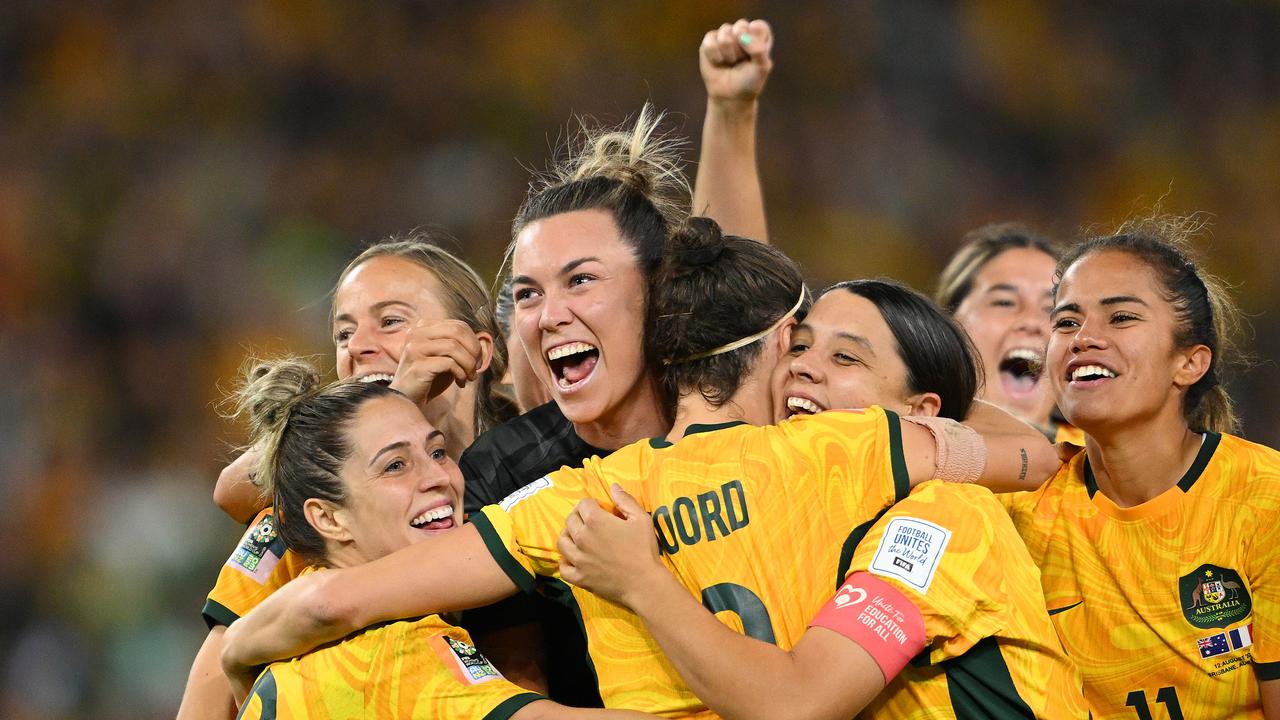 The Matildas are through to the semi final. (Photo by Quinn Rooney/Getty Images )