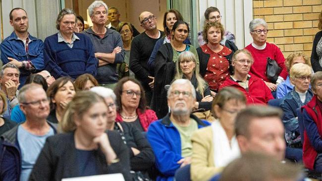 Last week&#39;s Coffs Harbour City Council meeting discussing the tender for the $76.5 million Cultural and Civic Space development. Picture: TREVOR VEALE