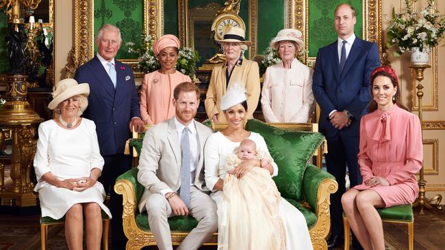 Harry and Meghan kept the christening of their son Archie private. Picture: Chris Allerton/Sussexroyal/AFP