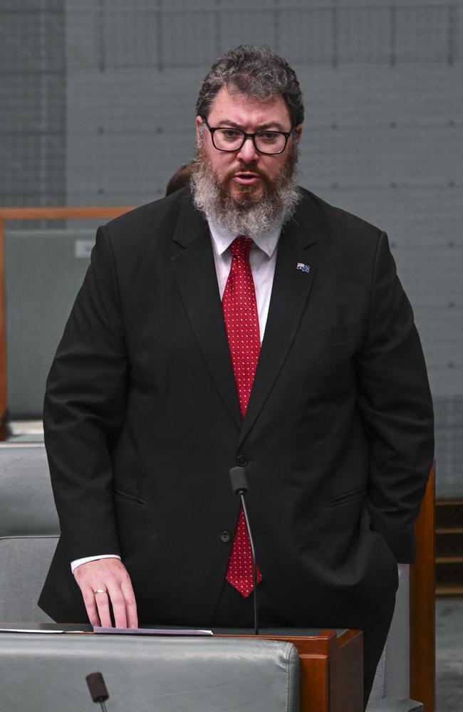 Dawson MP George Christensen at Parliament House on March 29, 2022, in Canberra, Australia. Picture: Martin Ollman, Getty Images