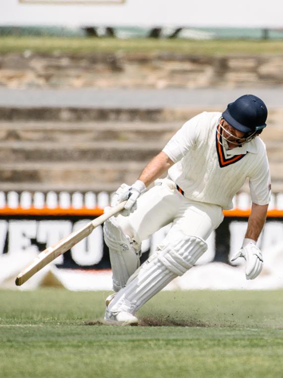 Mark Cosgrove pushes for runs at Prospect Oval. Picture: AAP/ Morgan Sette