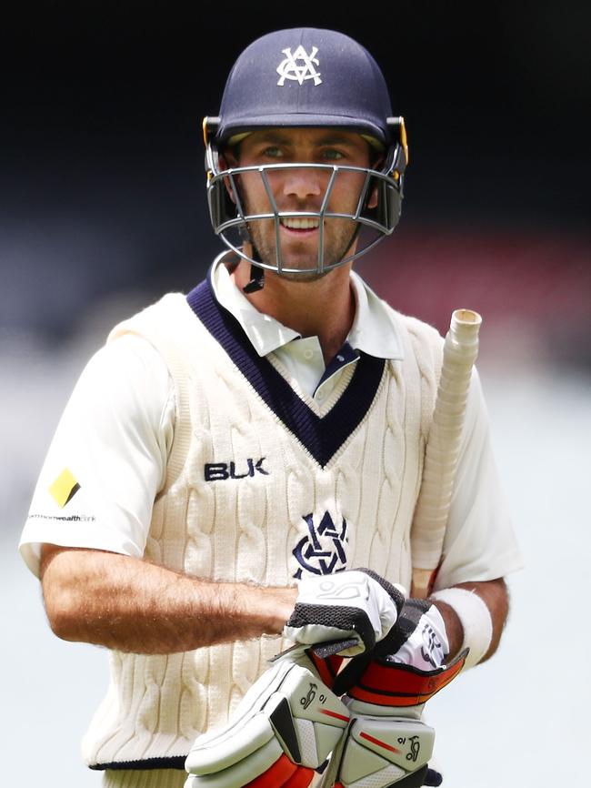 Glenn Maxwell might need a big second innings for the Vics. Picture: Getty Images