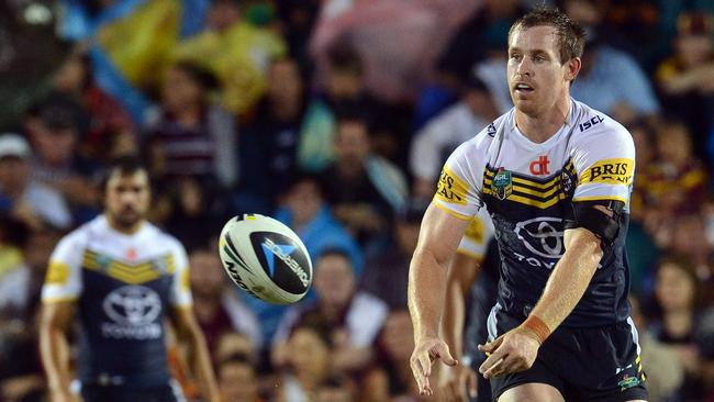 North Queensland Cowboys against Brisbane Broncos at Mackay Stadium. Cowboys Michael Morgan. Picture: Evan Morgan