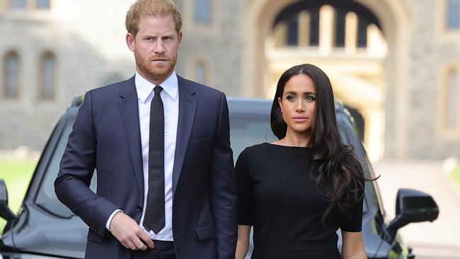 Prince Harry, Duke of Sussex, and Meghan, Duchess of Sussex are expected to attend the coronation in May. Picture: Getty Images