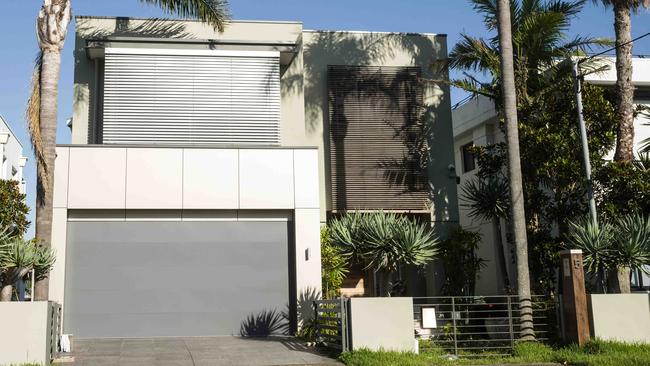 The couple shared a $6 million home in Wallangra Road, Dover Heights, which is set to be seized by liquidators. Picture: James Gourley