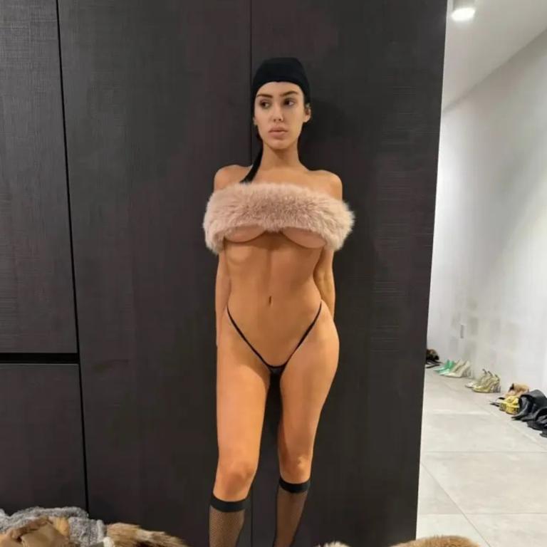 Kanye also posts near-nude photos of his wife on social media. Picture: kanyewest/Instagram