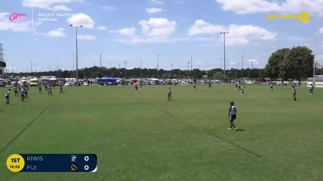 Replay: Queensland Kiwi v Queensland Fiji (U14 boys) - 2024 Pacific Youth Rugby Festival Day 1