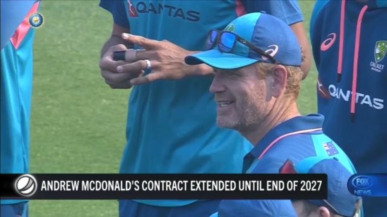 Cricket Australia extends McDonald deal