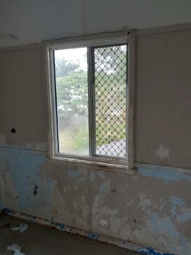 The room where the boys were found naked and malnourished also had faeces and nappies on the floor. Picture: Supplied