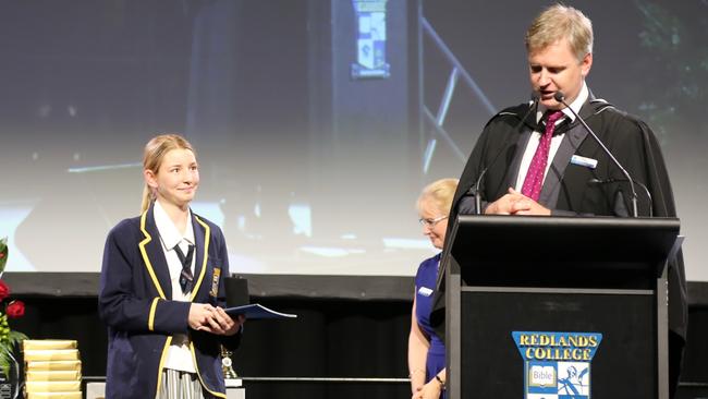 Redlands College Vocational Excellence Award winner Elouise Spencer. Photo: Supplied