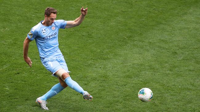 Melbourne City’s Rostyn Griffiths is preparing for the A-League finals series. Picture: AAP Image/George Salpigtidis