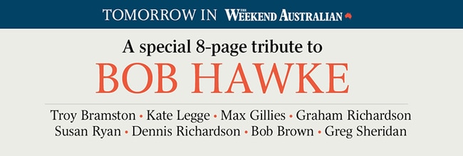 8-page tribute to Bob Hawke