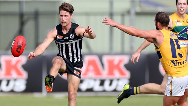 Port Adelaide Magpies captain Steven Summerton. Picture: Calum Robertson