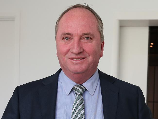 Barnaby Joyce at Parliament House in Canberra. Picture Kym Smith