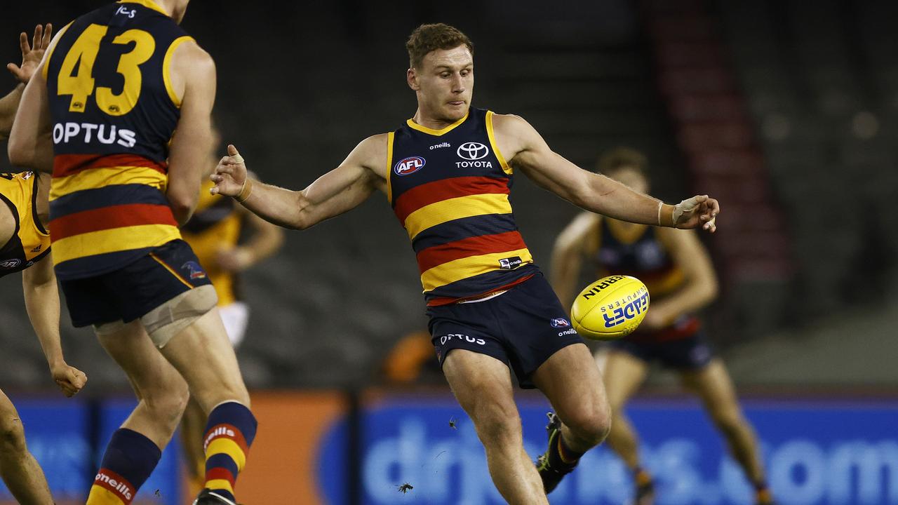 Rory Laird was the start at Marvel Stadium on Saturday night. Picture: Daniel Pockett/Getty Images