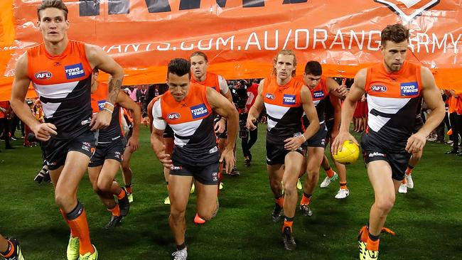 The Giants are ready for a hostile reception at the MCG on Saturday. Picture: Getty Images