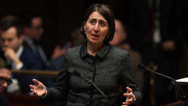 NSW Premier Gladys Berejiklian has come under fire following the development being knocked back. Picture: AAP