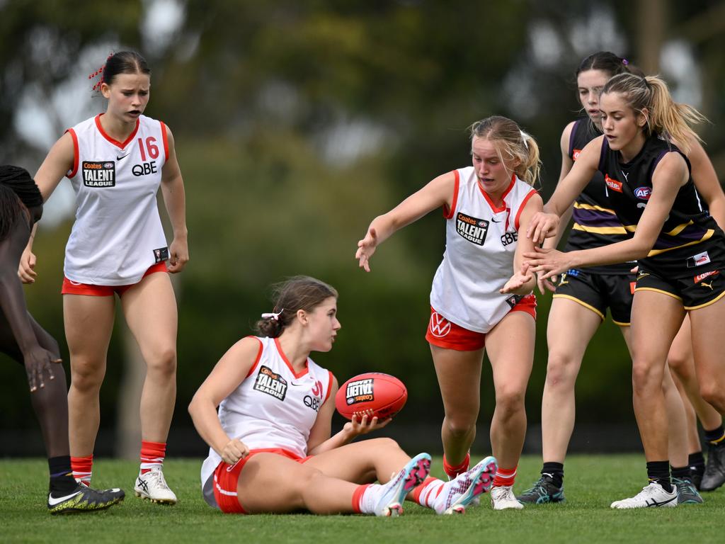 Marnie Robinson. Photo: Morgan Hancock/AFL Photos/via Getty Images