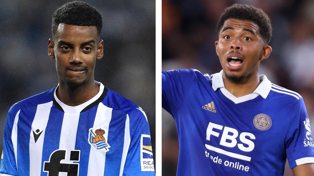 Alexander Isak is set to become Newcastle's record signing while Wesley Fofana's future remains unresolved. Picture: Getty