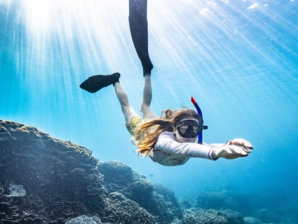 Christmas Island is famous for its diving and snorkelling reefs. Picture: Chris Bray