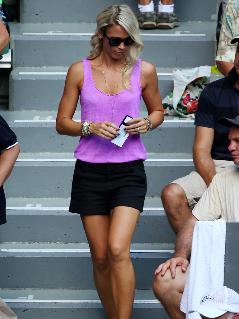 Bec’s courtside fashion has always been incredible. Picture: Mark Stewart