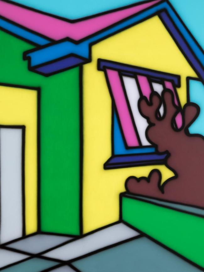 ‘Untitled (house)’ (1999) by Howard Arkley. Picture credit: the artist and Kalli Rolfe Contemporary Art (Naarm/Melbourne)