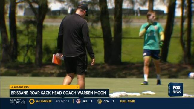 Struggling Brisbane Roar sack head coach Warren Moon