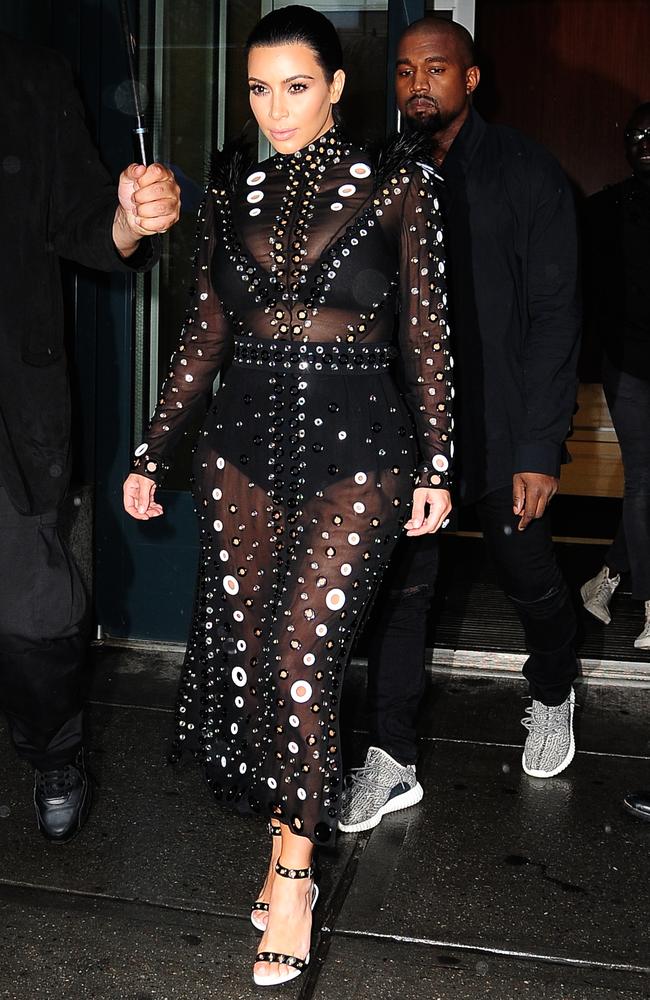 Kim Kardashian at the 2015 CFDA Fashion Awards. Picture: Splash News Australia