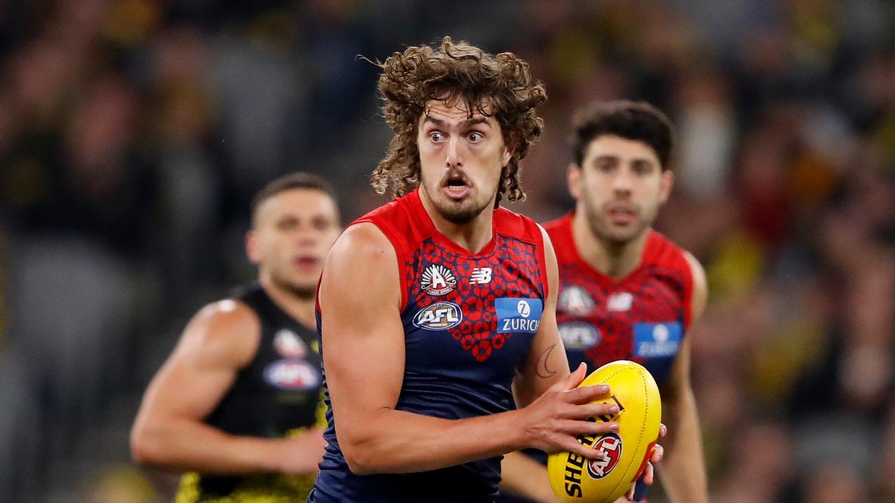 Luke Jackson is back for the Demons. Picture: Dylan Burns/AFL Photos via Getty Images