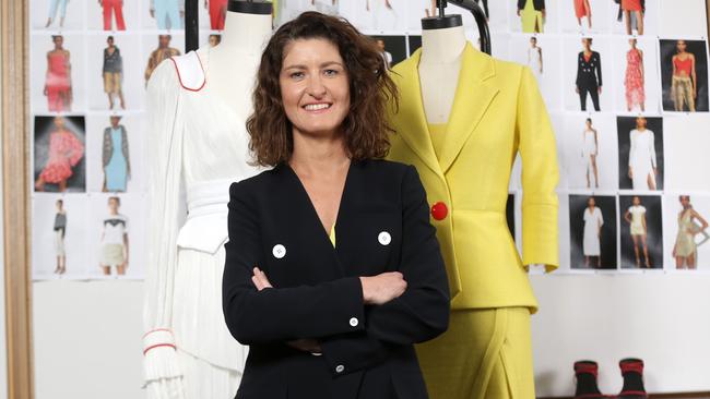 Pictured at her studio is Gabrielle Manning, of the Manning Cartell fashion line. Picture: Christian Gilles