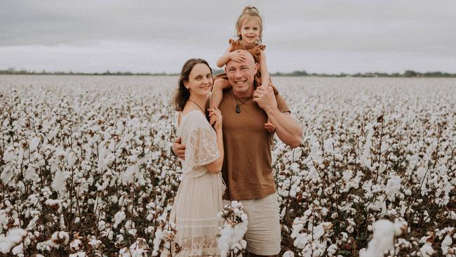 Perspectives photography team Amy and Isaac de Reus with their daughter Imogen. Picture: Perspectives Photography