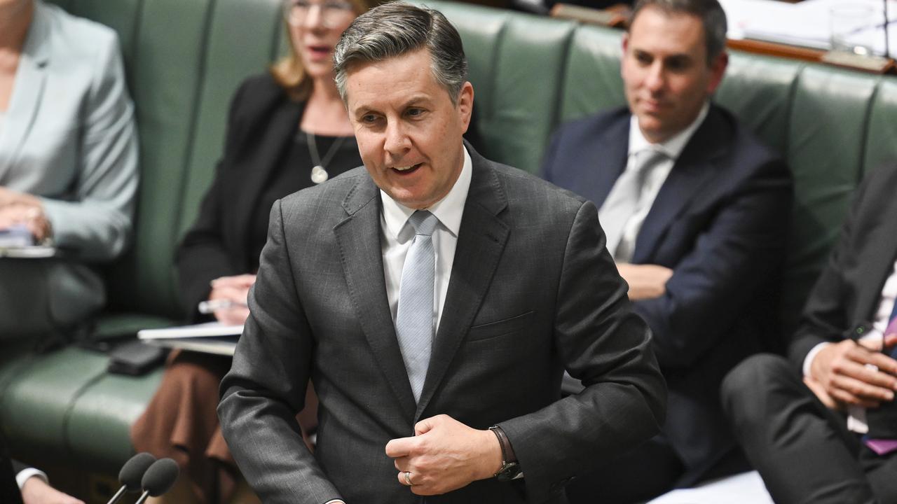 Federal Health Minister Mark Butler at Parliament House in Canberra. Picture: NewsWire / Martin Ollman