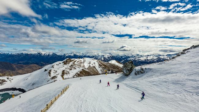 New Zealand’s Coronet Peak ski resort, near Queenstown. Picture: Supplied