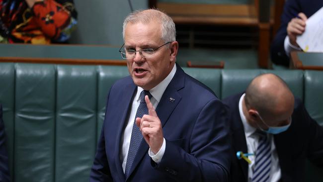 Prime Minister Scott Morrison was this week called a bully by a Liberal colleague. Picture: Gary Ramage