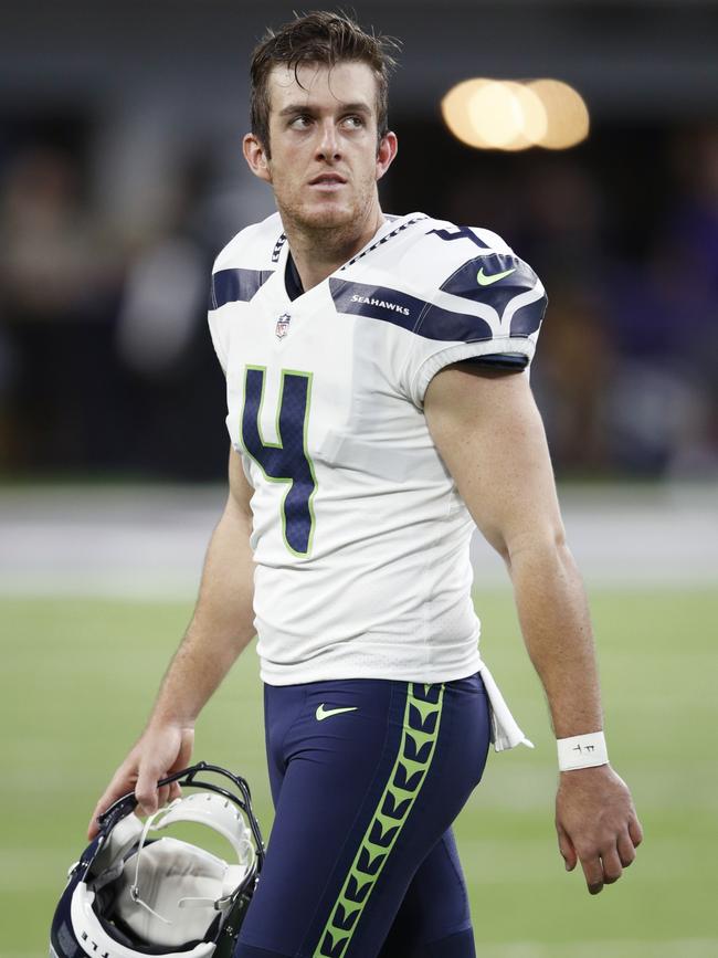 Seattle Seahawks punter Michael Dickson.