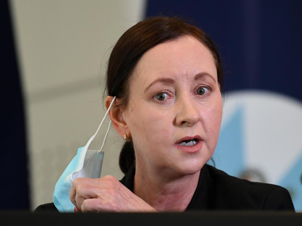 Queensland Health Minister Yvette D'Ath said the family of five that had driven from Victoria via NSW. Picture: NCA NewsWire / Dan Peled