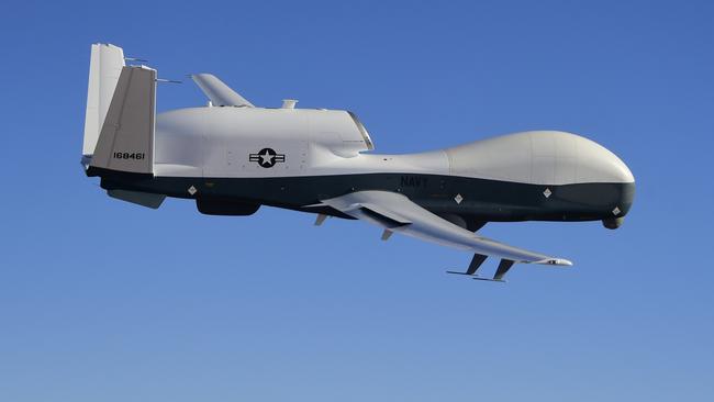 The Federal Government will station Triton drone surveillance aircraft at the Edinburgh base. A Chinese-brand CCTV surveillance camera has been removed from the base because of security concerns.