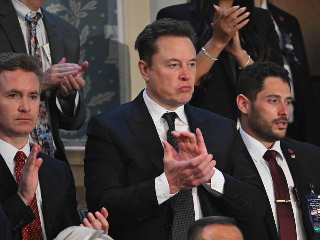 Elon Musk is engaged in a bizarre war of words with the UK. (Photo by SAUL LOEB / AFP)