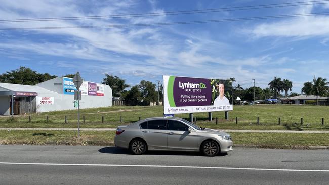 Site of a future Hungry Jacks and Banjo's Bakery Cafe and drive through, near Riverway Plaza on Riverway Drive, Rasmussen. Picture: Leighton Smith.