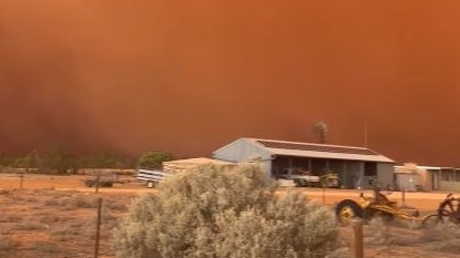 The region was hit with 130 km/h wind gusts, and more than 130,000 lightning strikes in 24 hours last week. Picture: Instagram