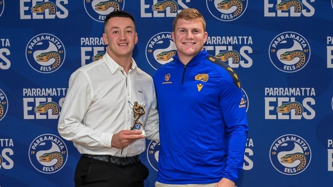 Lachlan Coinakis was among the award winner at Parramatta's presentation evening. Picture: Contributed