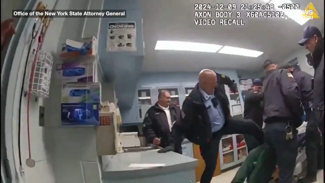 Shocking bodycam footage before prisoner's death