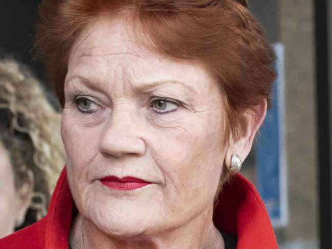 Sydney, Australia,  NewsWire, Thursday, 9 June 2022.Senator Pauline Hanson pictured walking out of the Supreme Court of Australia, for the Brian Burston v Pauline Hanson, Federal Hearing.Picture:  NewsWire / Monique Harmer