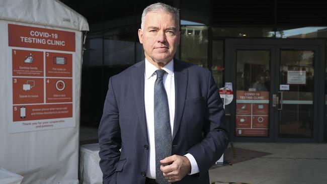 Stephen Wade will use his new position as chair of all state and territory health ministers to lead the call for more federal funding to help hospitals. Picture: Sarah Reed