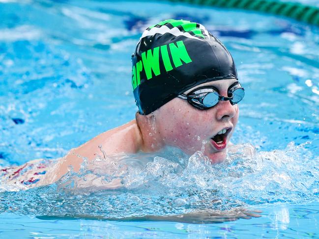 Darwin’s Oscar Lane competes. Picture: Glenn Campbell